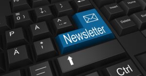 Email Marketing - Newsletter Keyboard Key